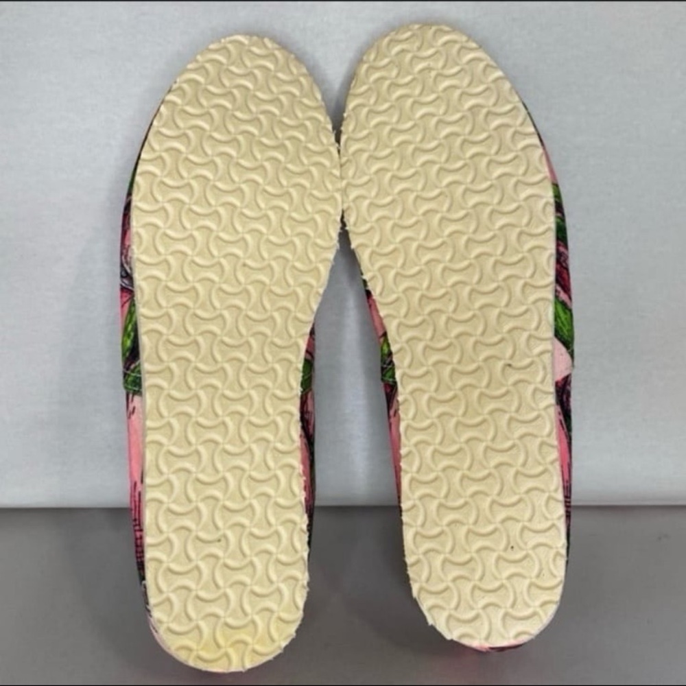 Groove bags Pink floral pug slip-ons loafer style women’s 7.5 shoes - Picture 7 of 7